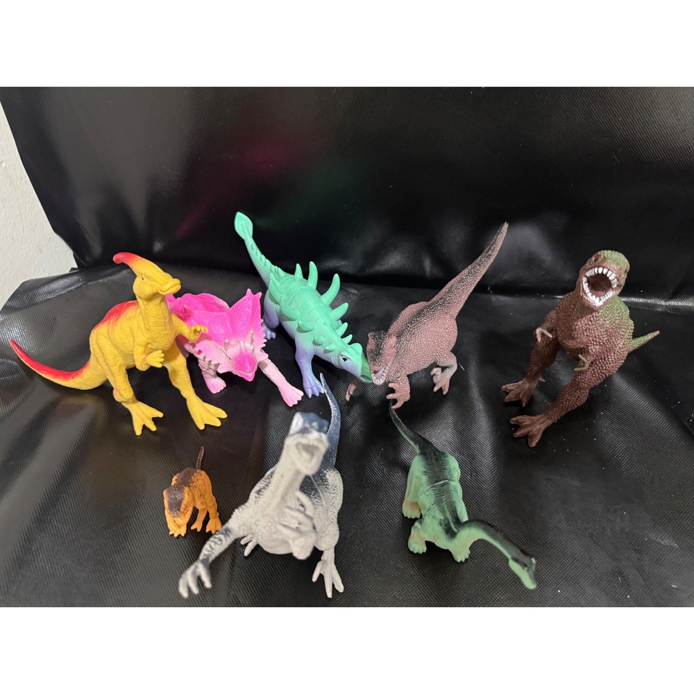 Dinosaur Toy Figures Set Jurassic World Collection Kids Play Lot